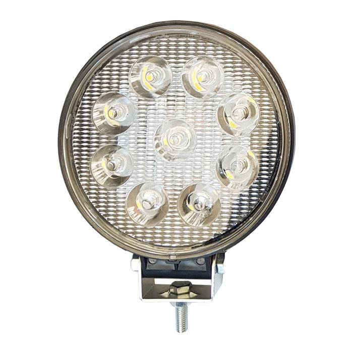 LED Халоген Кръгъл 27W 9 Диода Off-Road