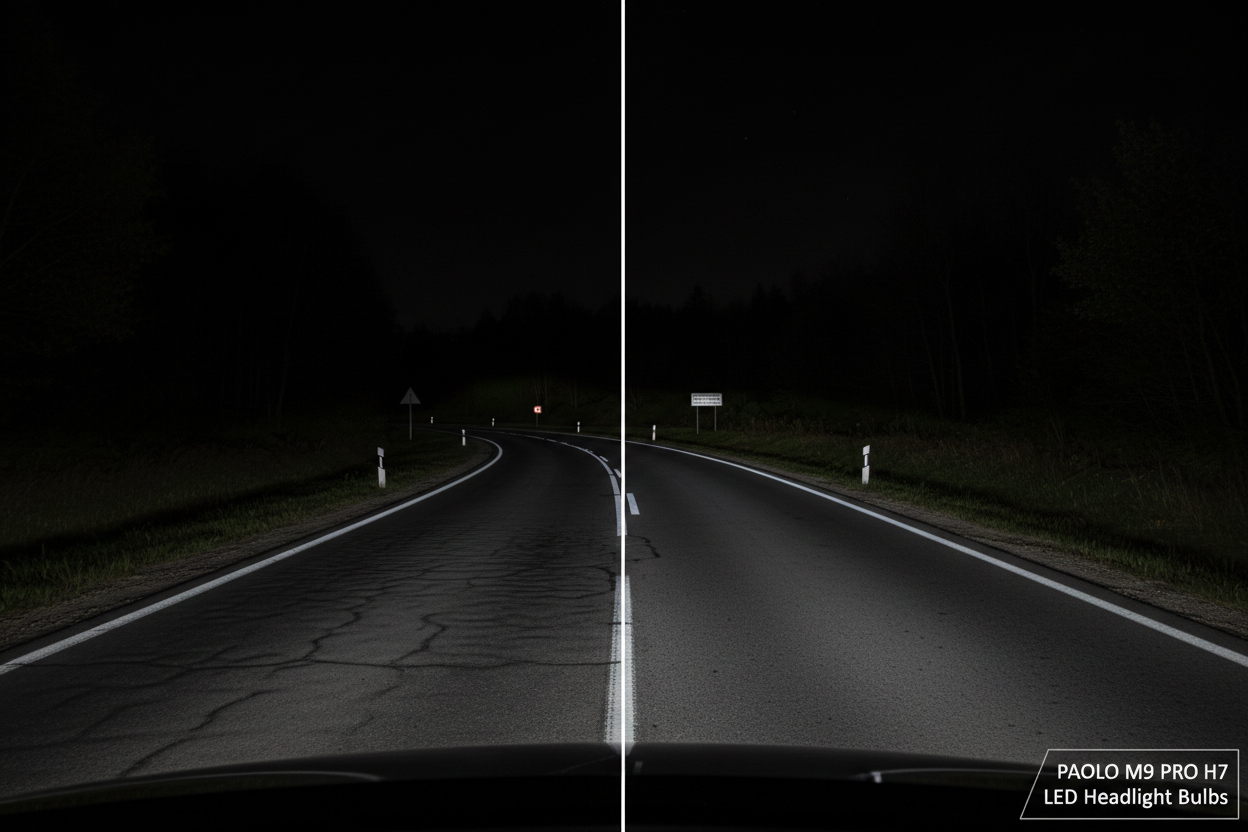 PAOLO M9 PRO H7 — Before/After