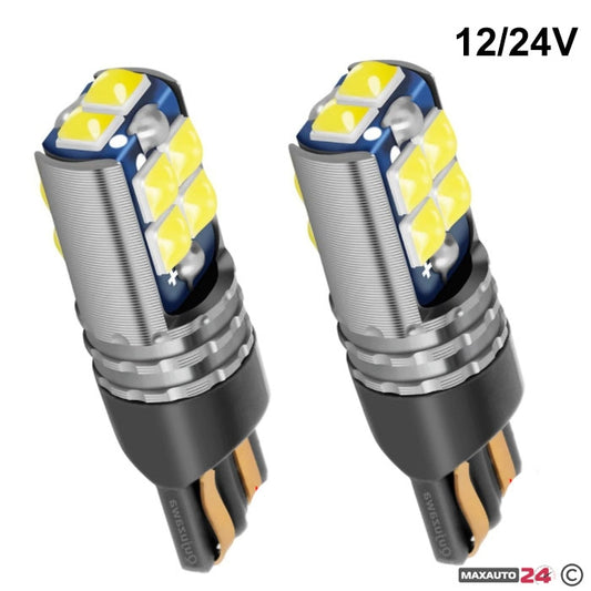 Диодни крушки 3032  10SMD - 12/24V 2бр/к-т