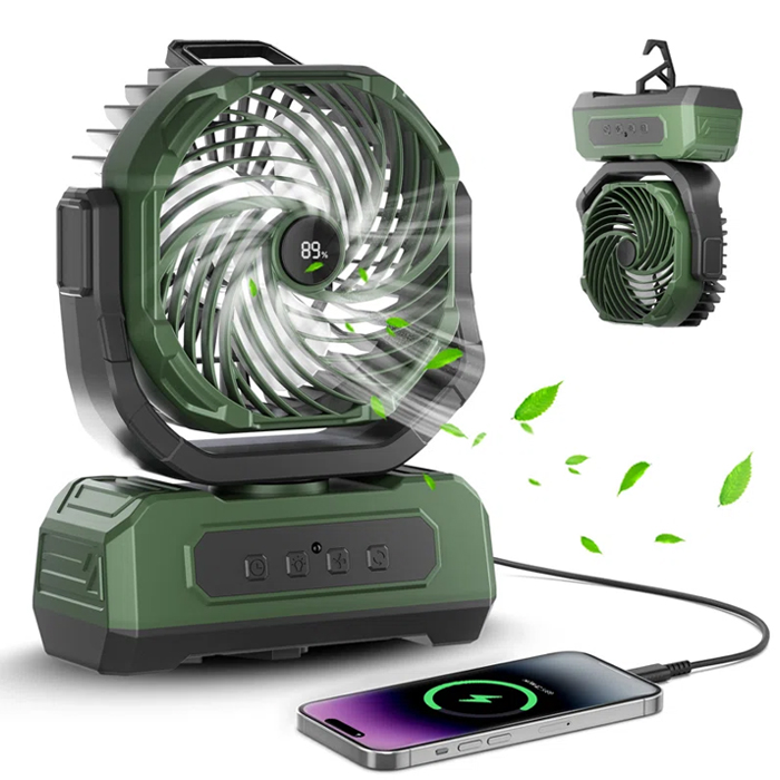 Вентилатор PA1567 с батерия, RGB и дистанционно