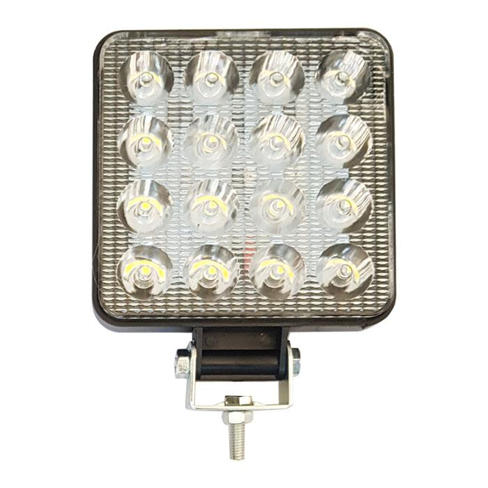 LED Халоген Квадратен 48W 16 Диода Off-Road