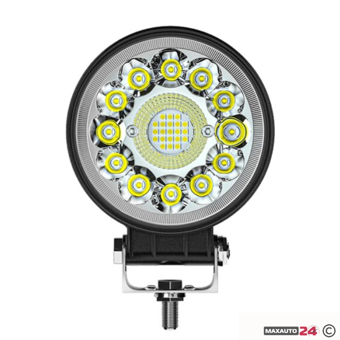 LED Халоген Кръгъл 30W 6000LM IP67 Две Светлини