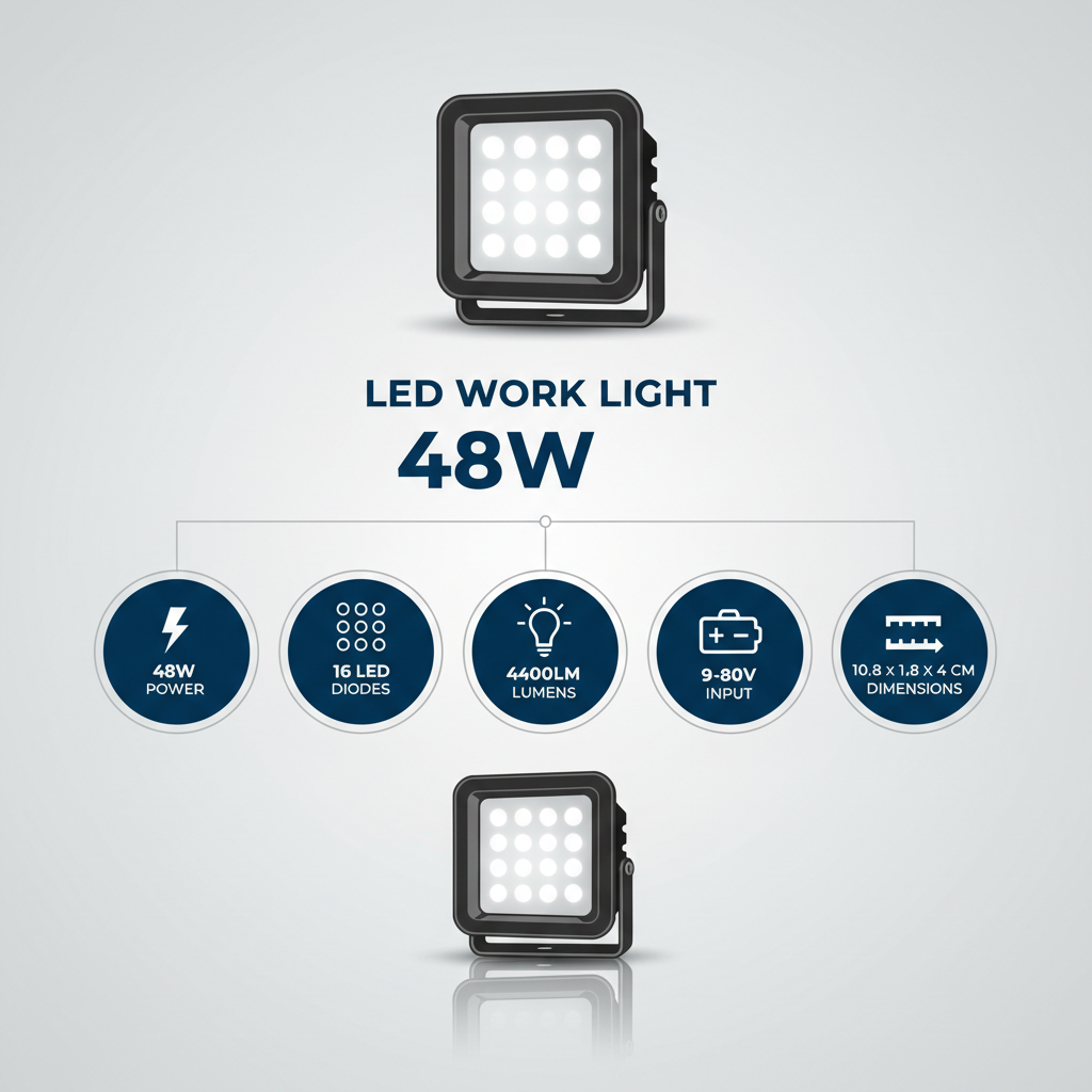 LED Халоген 364 48W 1 брой