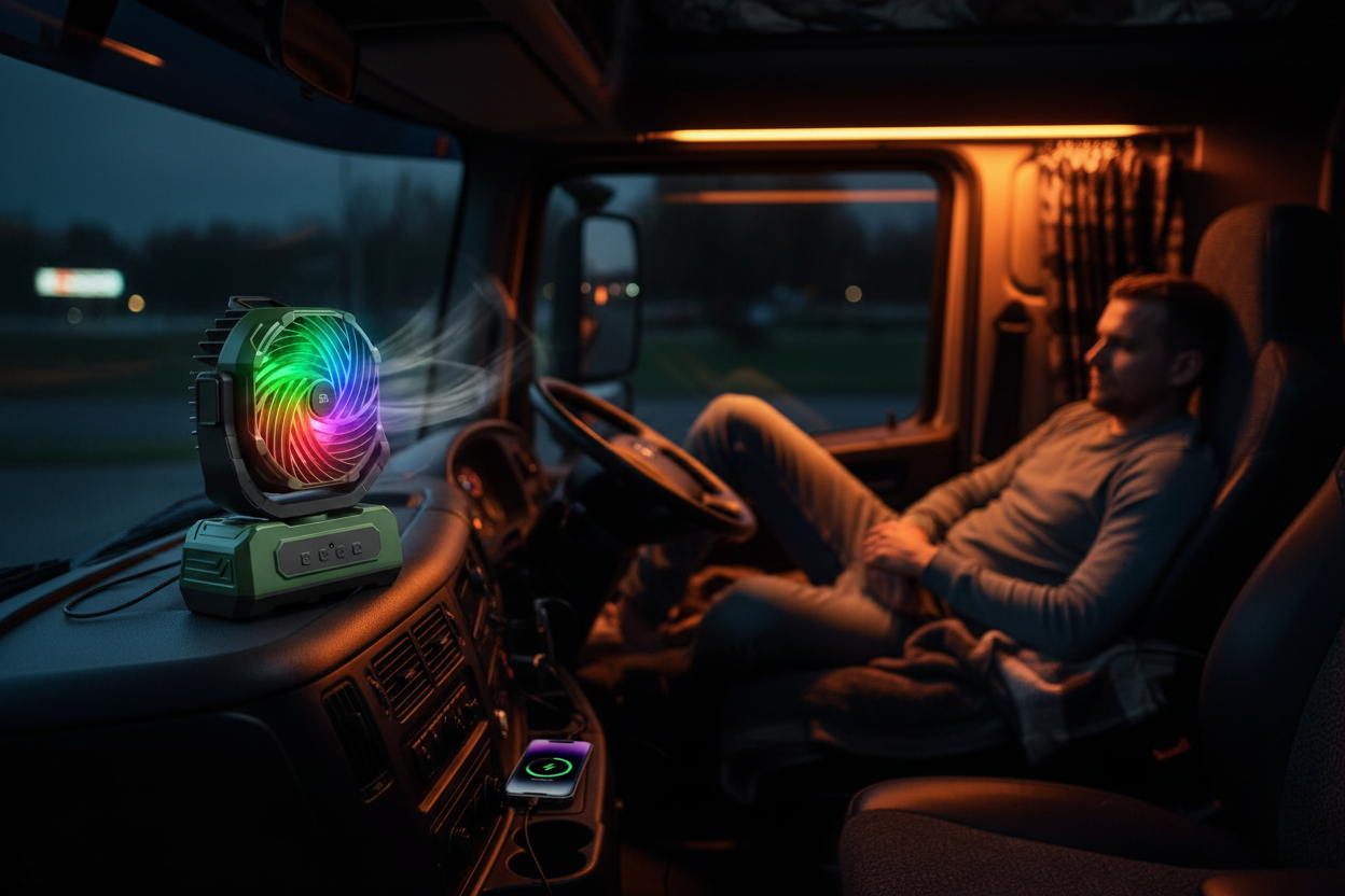 PA1567 RGB в кабина на камион